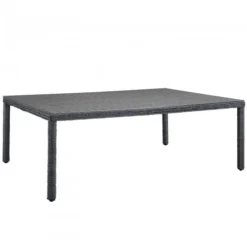 Modway EEI-1944-GRY Summon 90" Outdoor Patio Dining Table In Gray