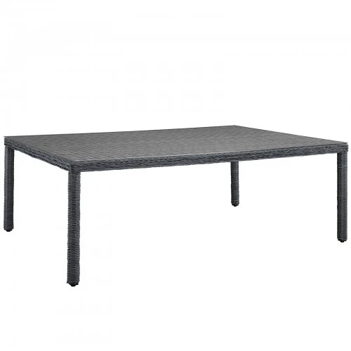 Modway EEI-1944-GRY Summon 90" Outdoor Patio Dining Table In Gray 1 Modway EEI-1944-GRY Summon 90" Outdoor Patio Dining Table In Gray