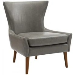 Modway EEI-2458-GRY Keen Vinyl Armchair In Gray
