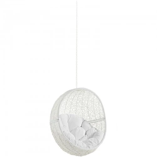 Modway EEI-2654-WHI-WHI Hide Outdoor Patio Swing Chair Without Stand In White 1 Modway EEI-2654-WHI-WHI Hide Outdoor Patio Swing Chair Without Stand In White