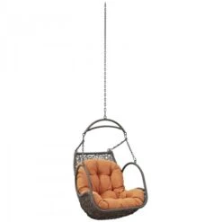 Modway EEI-2659-ORA-SET Arbor Outdoor Patio Swing Chair Without Stand In Orange