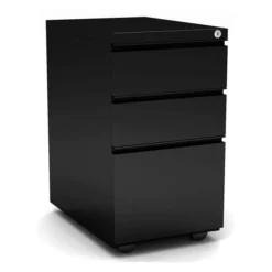 CPSBBF BOX/BOX/FILE PEDESTAL-BLACK