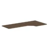 PLT723624R RIGHT 72x36x24x24 Corner Worksurface- MODERN WALNUT