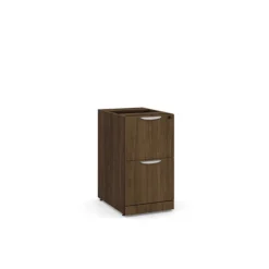 PL175 FILE/FILE PEDESTAL- MODERN WALNUT