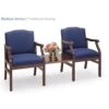 Lesro Madison M2211G5 Two Armed Chairs With Connecting Center Table