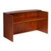 Boss Reception Desk, 71W X 30/36D X 42H, Cherry N169-C
