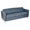 Officestar PAC53-R105 Pacific Sofa Couch In Blue