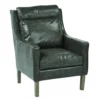 Office Star SB257-BD26 Colson Arm Chair In Pewter