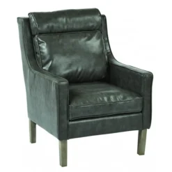 Office Star SB257-BD26 Colson Arm Chair In Pewter