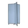 ScreenFlex Tower Display Mobile 3 Panel 36" X 36" X 69" Blue SCXCDS603CB