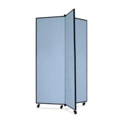 ScreenFlex Tower Display Mobile 3 Panel 36" X 36" X 69" Blue SCXCDS603CB