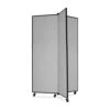 ScreenFlex Tower Display Mobile 3 Panel 36" X 36" X 69" Gray SCXCDS603CG