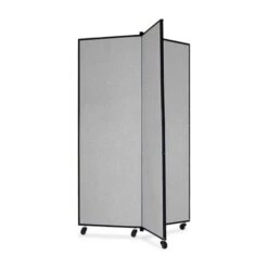 ScreenFlex Tower Display Mobile 3 Panel 36" X 36" X 69" Gray SCXCDS603CG