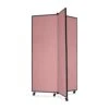 ScreenFlex Tower Display Mobile 3 Panel 36" X 36" X 69" Mauve SCXCDS603CM