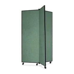 ScreenFlex Tower Display Mobile 3 Panel 36" X 36" X 69" Green SCXCDS603CN