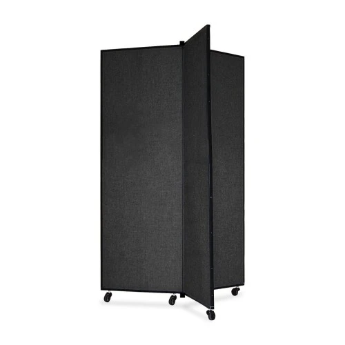ScreenFlex Tower Display Mobile 3 Panel 36" X 36" X 69" Black SCXCDS603SX 1 ScreenFlex Tower Display Mobile 3 Panel 36" X 36" X 69" Black SCXCDS603SX