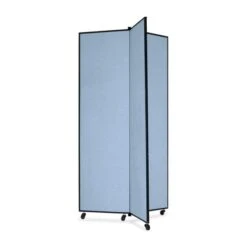 ScreenFlex Tower Display Mobile 3 Panel 36" X 36" X 77" Blue SCXCDS683CB