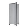 ScreenFlex Tower Display Mobile 3 Panel 36" X 36" X 77" Gray SCXCDS683CG