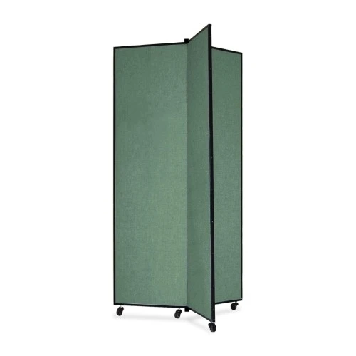 ScreenFlex Tower Display Mobile 3 Panel 36" X 36" X 77" Green SCXCDS683CN 1 ScreenFlex Tower Display Mobile 3 Panel 36" X 36" X 77" Green SCXCDS683CN