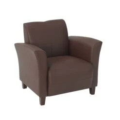 Office Star Furniture Eco Leather Club Chair Wine/Cherry SL2271EC6