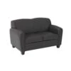 Office Star Furniture Faux Leather Loveseat Espresso/Cherry SL2572U1