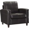 Office Star Furniture Lounge Seating Espresso Eco Leather Club Chair With Espresso Finish Legs SL2811-EC1