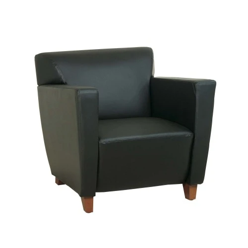 Office Star Furniture Leather Chair Black/Cherry SL8471 1 Office Star Furniture Leather Chair Black/Cherry SL8471