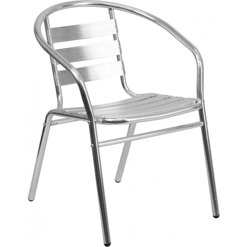 Flash Furniture TLH-017B-GG Aluminum Slat Back Indoor-Outdoor Restaurant Chair 1 Flash Furniture TLH-017B-GG Aluminum Slat Back Indoor-Outdoor Restaurant Chair