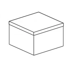 Loewenstein TN-2222T Tangent 22 Inch Upholstered Table