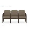 Lesro Weston W3301G5 Three Seater, With Center Arms Or 3 Seat Sofa