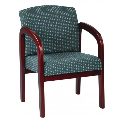Officestar WD387-K102 Cherry Finish Wood Visitor Chair In Ash 1 Officestar WD387-K102 Cherry Finish Wood Visitor Chair In Ash
