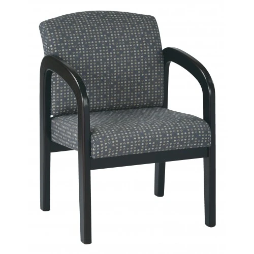 Officestar WD388-K102 Espresso Finish Wood Visitor Chair In Ash 1 Officestar WD388-K102 Espresso Finish Wood Visitor Chair In Ash