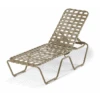 Clearwater Cross Strap Armless Chaise Lounge, Telescope 8W30