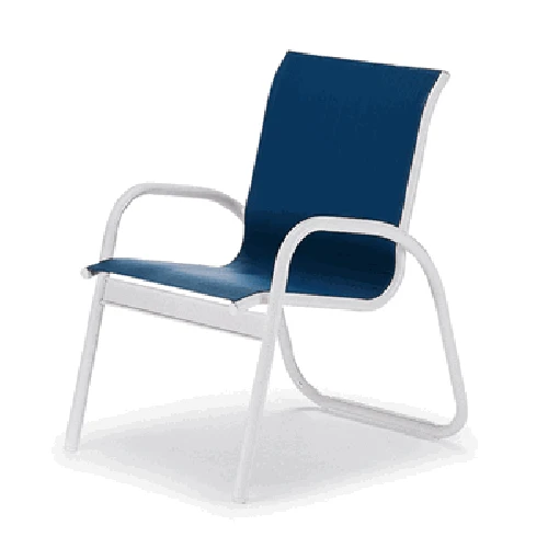 Telescope Casual Gardenella Stack Chair, Outdoor Sling Stack Arm Chair 1 Telescope Casual Gardenella Stack Chair, Outdoor Sling Stack Arm Chair