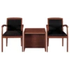 Cherryman Amber, Reception Lounge Lobby Chair With Table