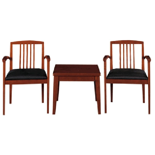 Cherryman Ruby, Veneer Guest Reception Chairs With Table 1 Cherryman Ruby, Veneer Guest Reception Chairs With Table
