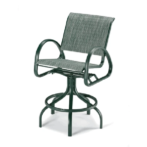 Telescope Casual Aruba Counter Height Swivel Chair, Outdoor Sling Counter Cafe Chair 1 Telescope Casual Aruba Counter Height Swivel Chair, Outdoor Sling Counter Cafe Chair