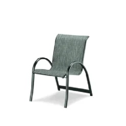 Telescope Casual Aruba Chair, Outdoor Sling Stack Arm Chair