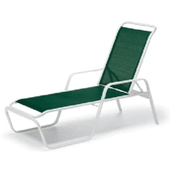 Telescope Casual Vanese Chaise Chair, Outdoor Sling Stack Lounge Chaise