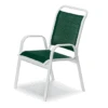 Telescope Casual Vanese Chair, Outdoor Sling Stack Arm Chair