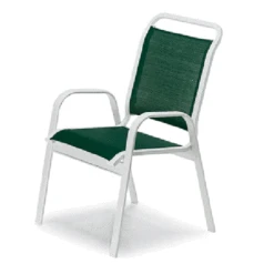 Telescope Casual Vanese Chair, Outdoor Sling Stack Arm Chair