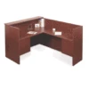 L Shape Reception Desk, Transaction Top, Office Furniture