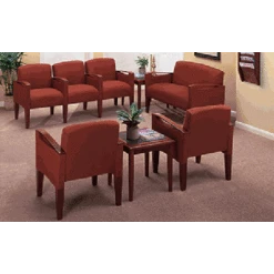 Lesro Somerset F1451K6 Guest Armed Chair, One Seater, Lounge Seating, 400 LB Capacity