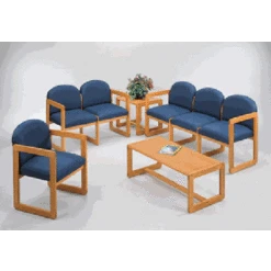 Lesro Classic C1301G3 Guest Chair, With Arms And Sled Base, Reception Lounge Seating