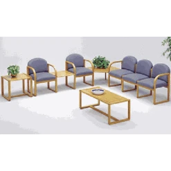 Lesro Contour R1301G3 Guest Side Chair, With Arms, Reception Lounge Seating