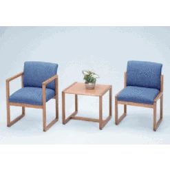 Lesro Tempe T1401G3 Reception Lounge Seating, Guest Chair, Sled Base