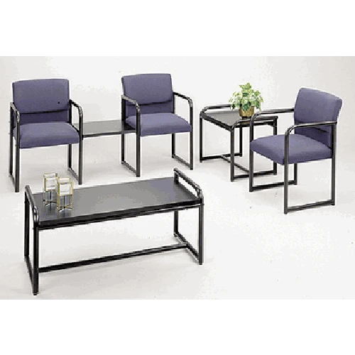 Lesro Sheffield S1301G3 Reception Office Lounge Seating, Metal Frame With Sled Base 1 Lesro Sheffield S1301G3 Reception Office Lounge Seating, Metal Frame With Sled Base
