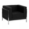 Flash Furniture Hercules Imagination Series Contemporary Black Leather Chair With Encasing Frame ZB-IMAG-CHAIR-GG