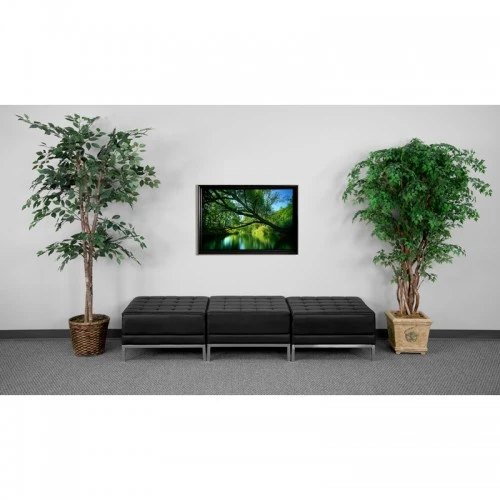 Flash Furniture HERCULES Imagination Series Three Seater Bench ZB-IMAG-OTTO-3-GG 1 Flash Furniture HERCULES Imagination Series Three Seater Bench ZB-IMAG-OTTO-3-GG